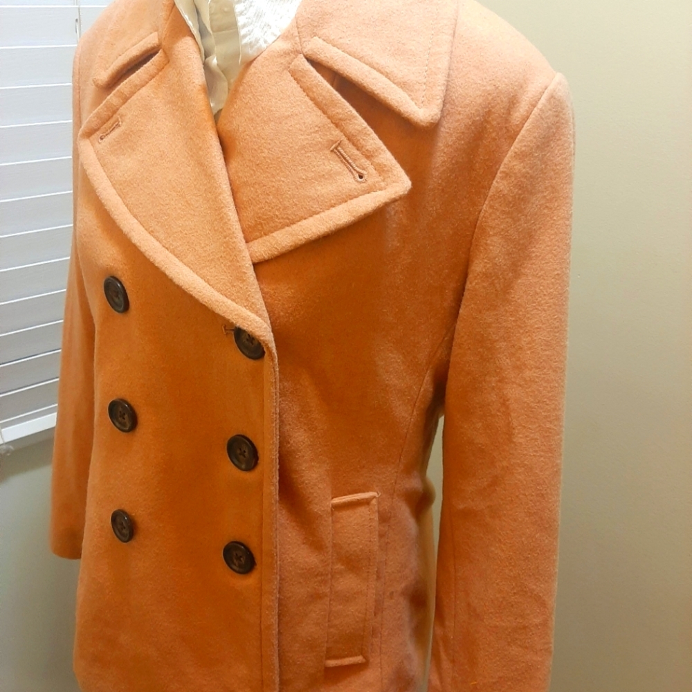 Tan winter coat classic jacket
